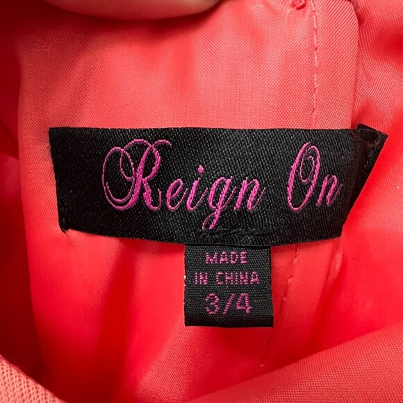 Reign On Strapless Prom Dress Size 3/4 - Picture 5 of 10